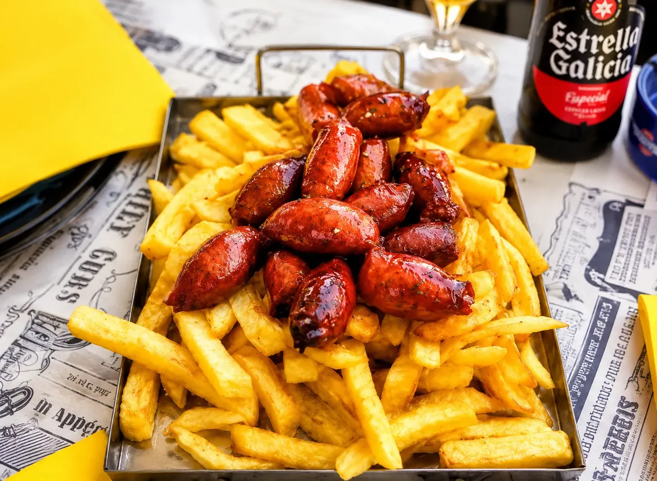 Choricillos picantes al vino